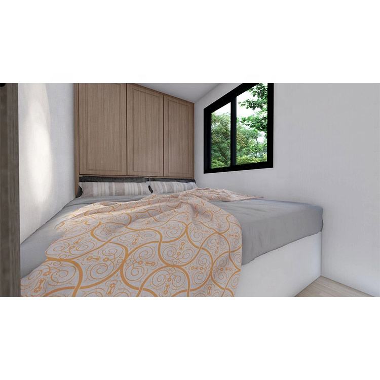 40 Расширяемый контейнерный дом, крошечный сборный контейнерный дом