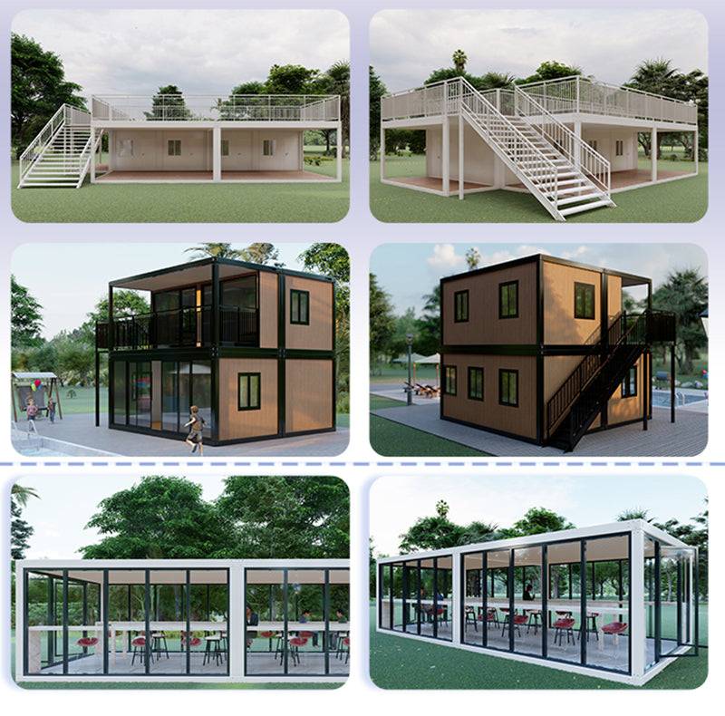 20-футовый крошечный дом 40-футовый съемный контейнерный дом