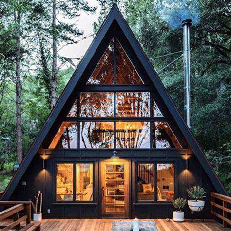 Villa Heat-insulated Modular Home Prefab Tiny Triangle House