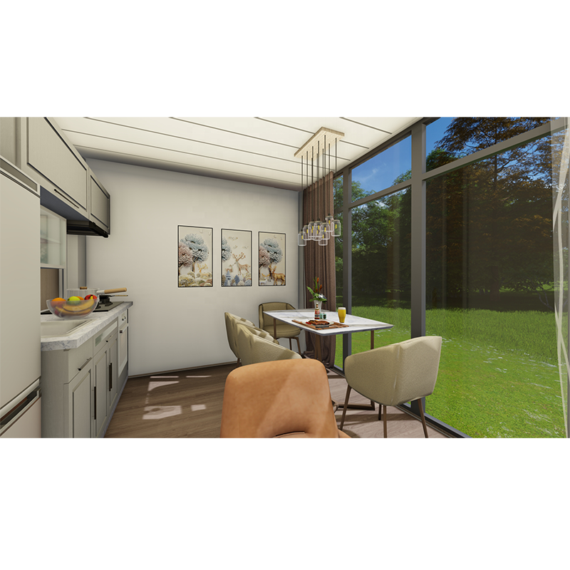 Two Bedroom Prefab Container House for Leisure Vacation Use 20ft 0r 40ft