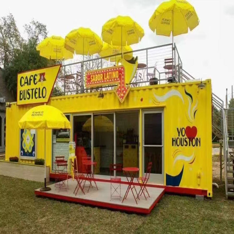 Mini tienda emergente de 10 pies, contenedor, estación de supermercado, tienda de conveniencia