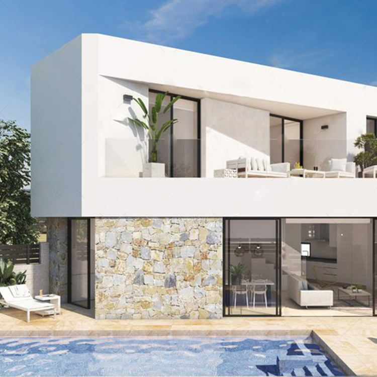Villa Steel Structure House Luxury Modern Villa House Prefabricated Home