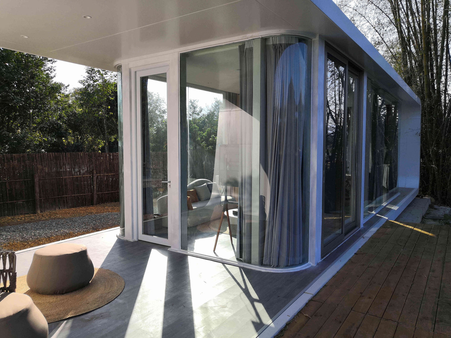 Casa prefabricada prefabricada prefabricada del envase de la cabina de Apple del hotel de la cápsula