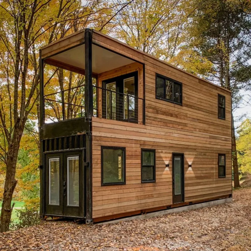 Portable extensible prefabricado insonoro de la prenda impermeable de la casa del envase de los 20Ft los 40Ft
