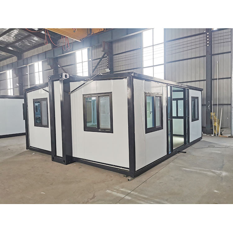 20-футовые роскошные сборные дома-контейнеры с 2 спальнями. 40-футовый расширяемый контейнерный дом с полностью оборудованной ванной комнатой.