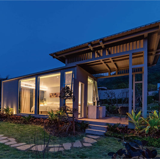 Casa prefabricada Hoteles móviles Sala de estar prefabricada de lujo