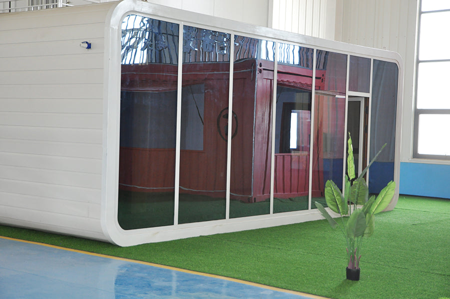 Cabaña modular junto al mar, cabina Apple, oficina, hotel, cabina móvil