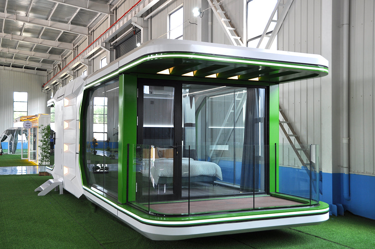 Luxury space capsule prefabricated homes cabin house
