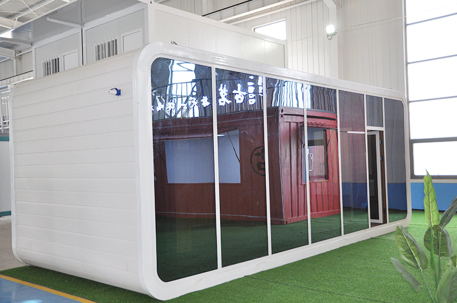 Cabaña modular junto al mar, cabina Apple, oficina, hotel, cabina móvil