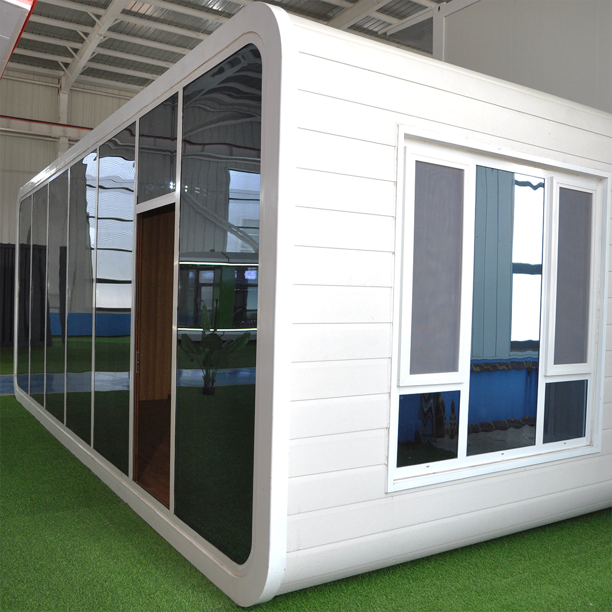 Cabaña modular junto al mar, cabina Apple, oficina, hotel, cabina móvil
