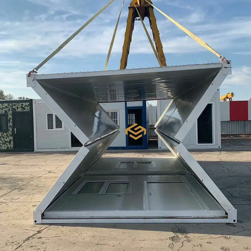 Steel structure building houses prefabricated folding container house