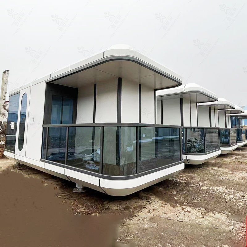 Prefabricated container tiny house for camping