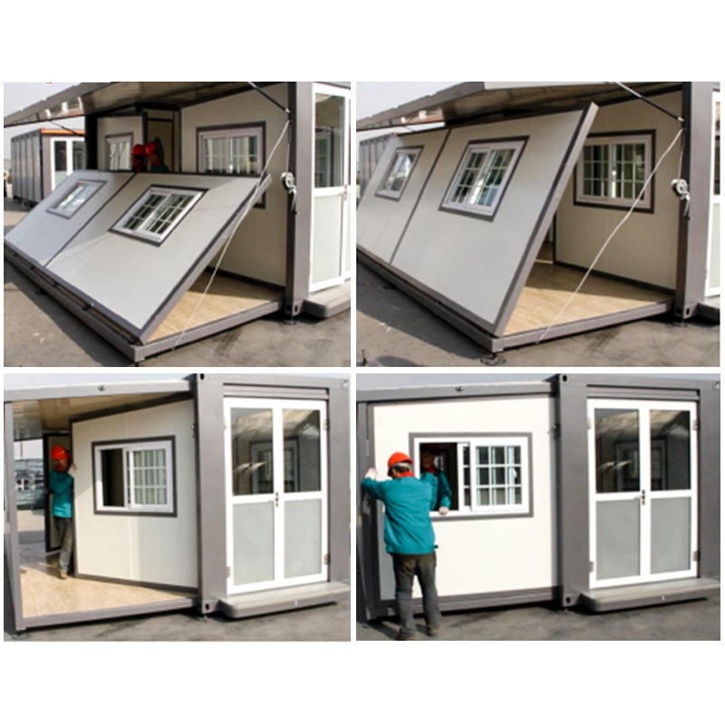 30-футовый сборный дом с 3 спальнями и 2 спальнями, роскошный расширяемый контейнер