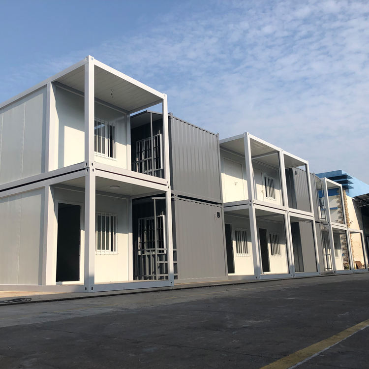Two storey residential modular flat pack prefabricated house