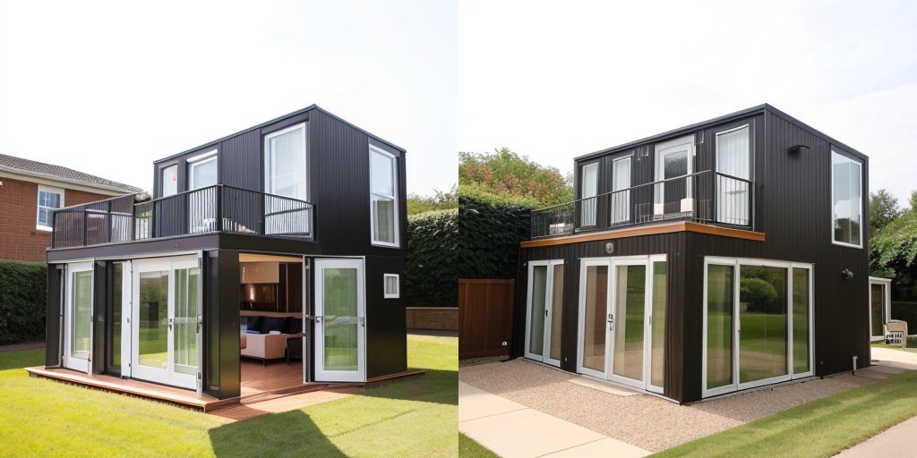 Double Layers Prefabricated Modular Container House