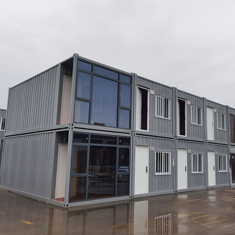Two storey residential modular flat pack prefabricated house