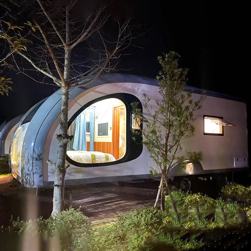 Prefabricated container tiny house for camping