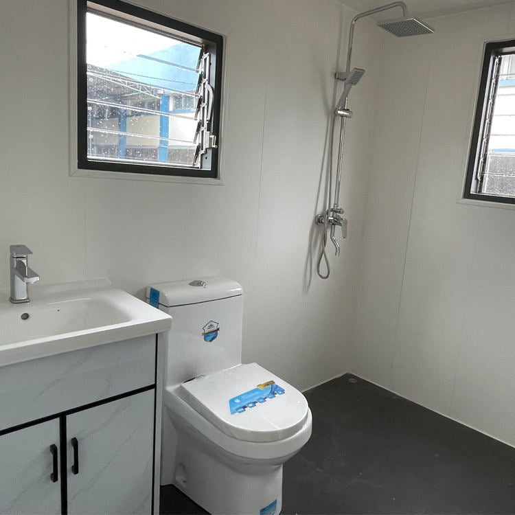 Two storey residential modular flat pack prefabricated house