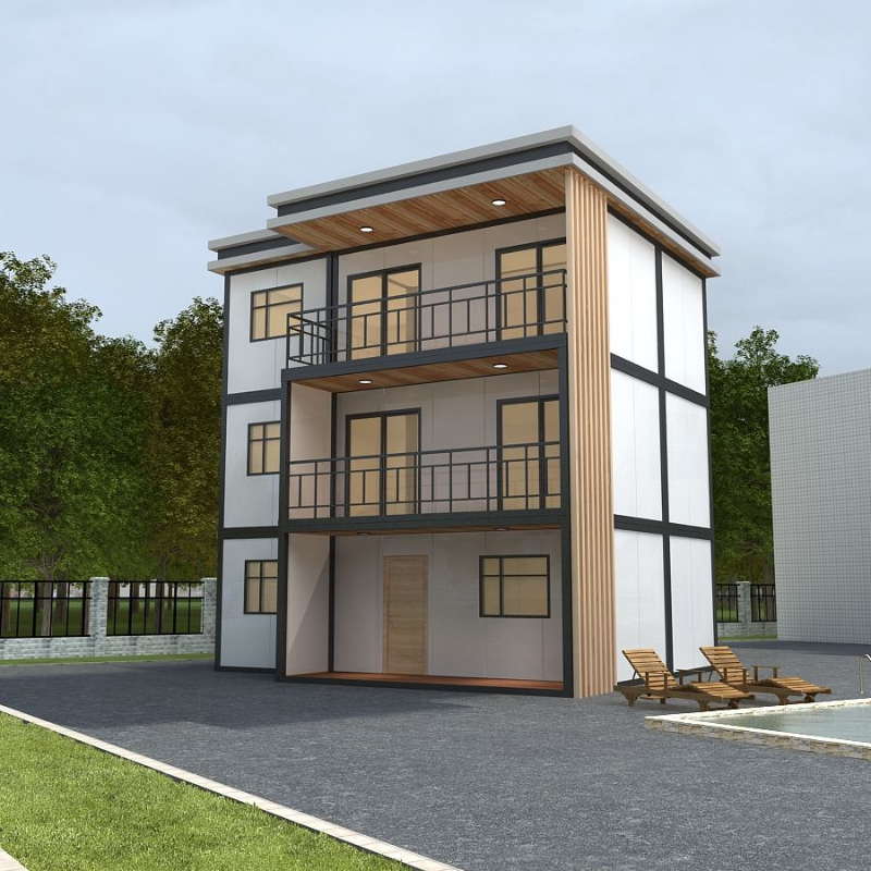 Villa ready-made prefabricated container house prefabricated houses