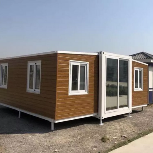 20ft 40ft Double wing container house prefabricated house folding easy build homes