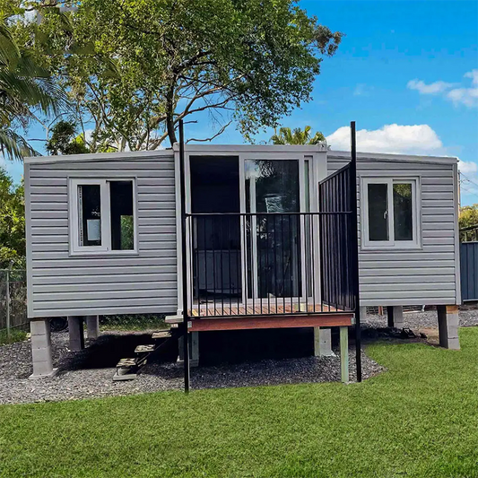 Звукоизоляционный 20-футовый 40-футовый сборный расширяемый контейнерный дом водонепроницаемый портативный