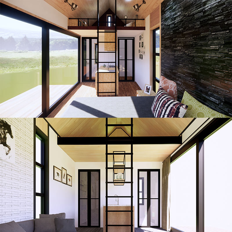 Container home building prefabricated steel structure prefab houses villas