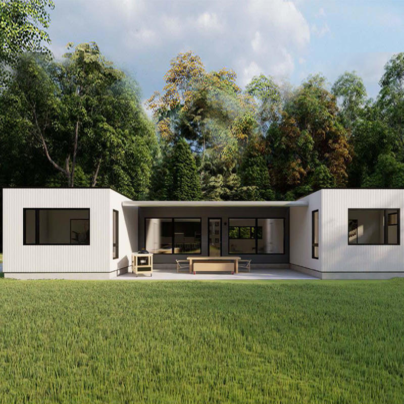 Светлая стальная сборная офисная гостиница, здание с 3 спальнями, кемпинговая кабина