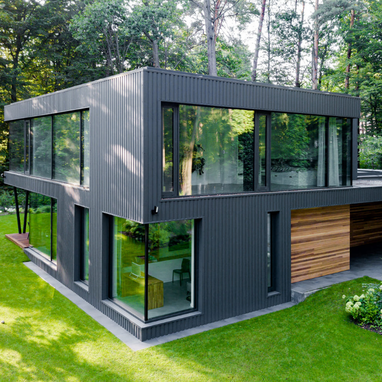 Movable Prefabricated House for villa office Container House easy assemble folding