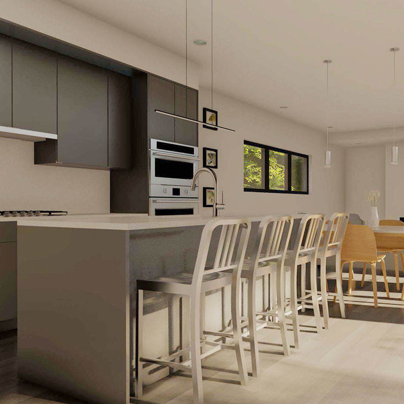 Светлая стальная сборная офисная гостиница, здание с 3 спальнями, кемпинговая кабина