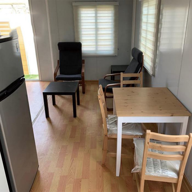 Insulated eps panel build folding & double wings pre fabricated houses prefab kiosk