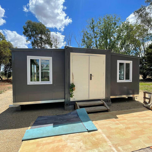 20-футовые роскошные складные расширяемые жилые контейнерные дома сборные