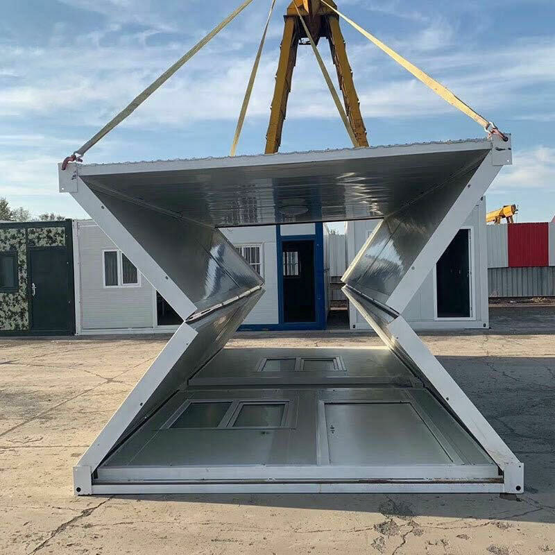 Easy to assemble steel structure building houses prefabricated folding container house