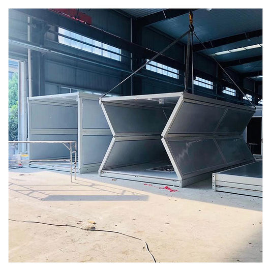 Modern design folding container house with favorable price Movable prefabricated house