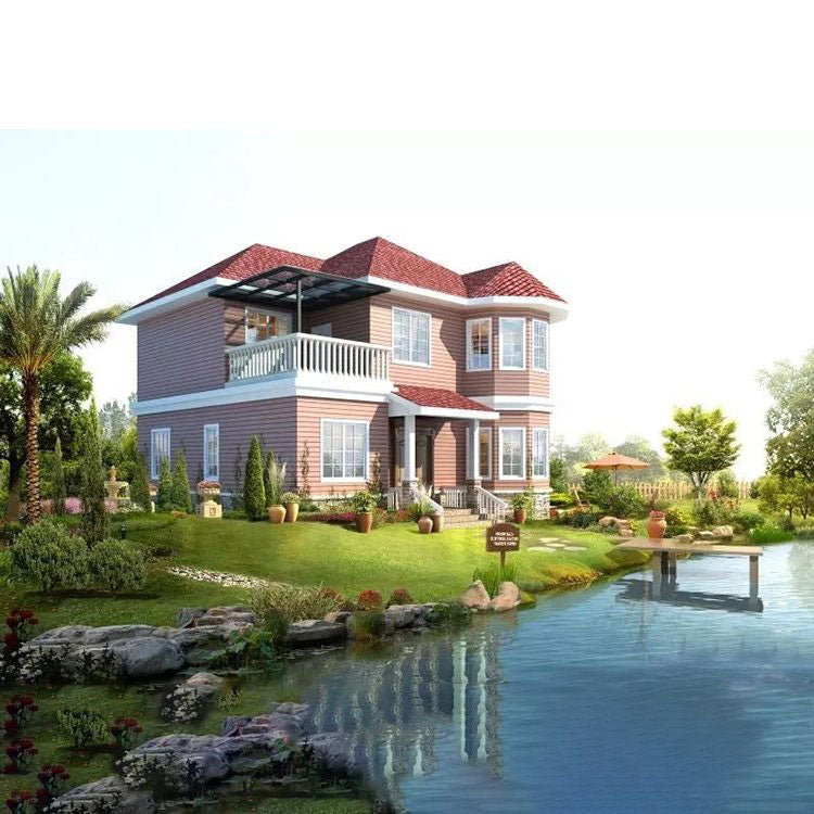 Construction & Real Estate Building Materials Ready Assemble Homes Houses green land courtyard sight Kiosk