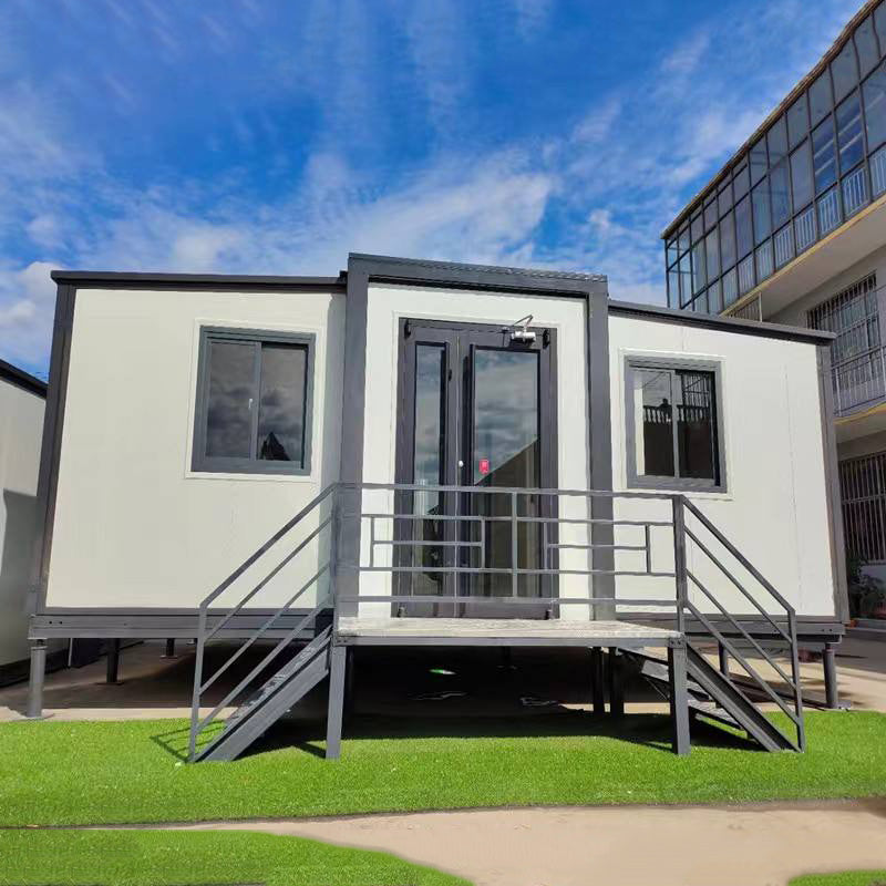 3 или 4-комнатный сборный складной дом с двойным крылом, расширяемый расширяемый контейнерный дом