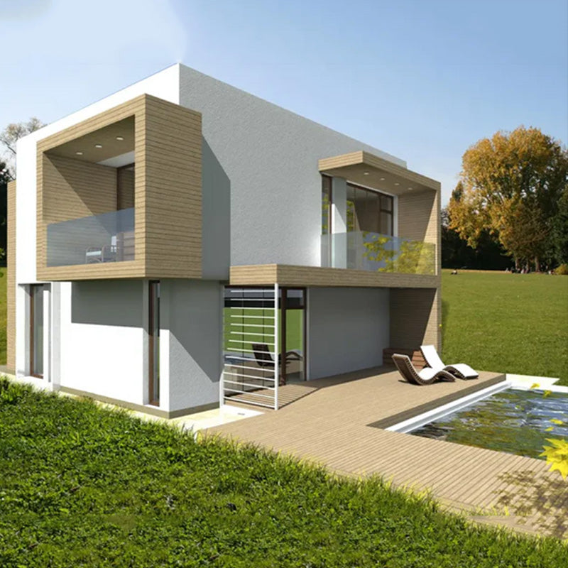 Turnkey Solution Easy Assemble Prefab House Luxury Villa House Prefabricated