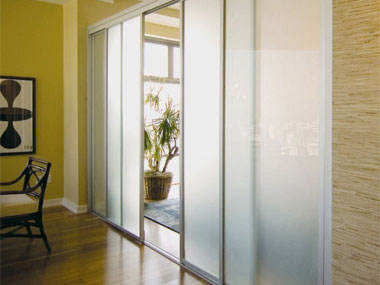Customized Decorative tempered acid etched glass panel for curtain wall