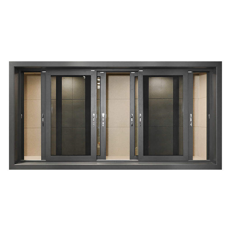 Раздвижное окно с терморазрывом, двойное остекление, раздвижные окна из алюминиевого стекла