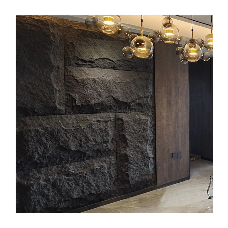 PU polyurethane exterior lightweight faux imitation stone wall foam panels stone siding