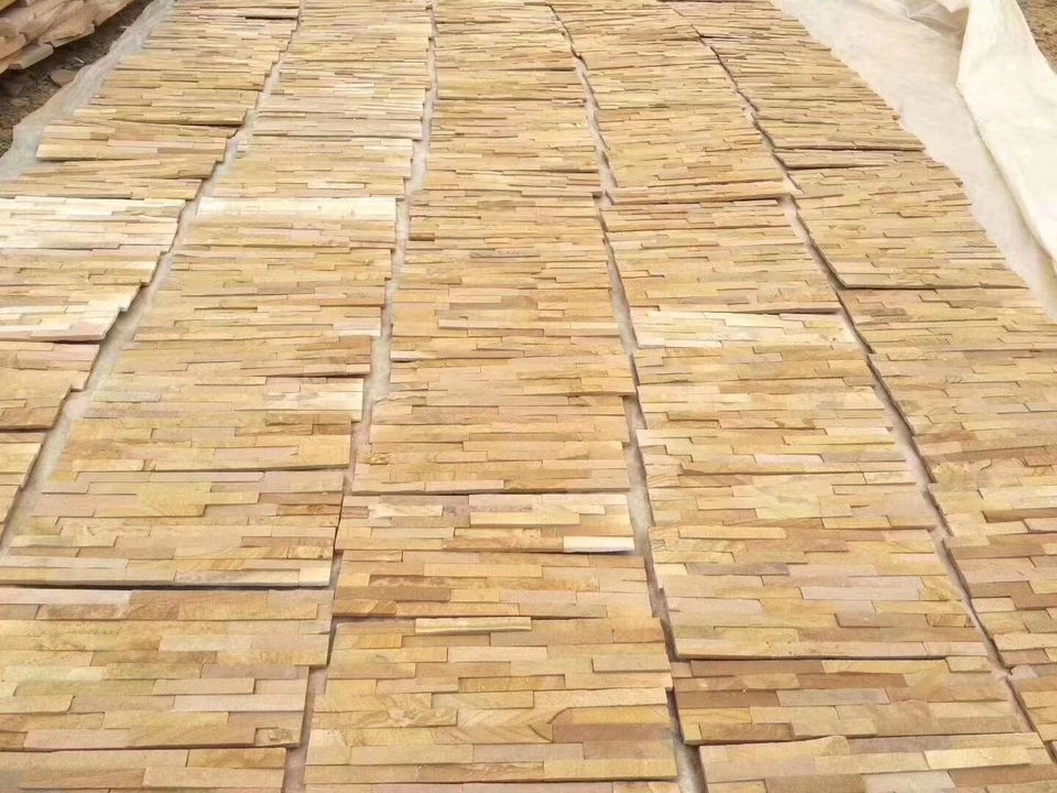 Natural sandstone decorative wall cladding panels Veneer Stone Panel culture stone