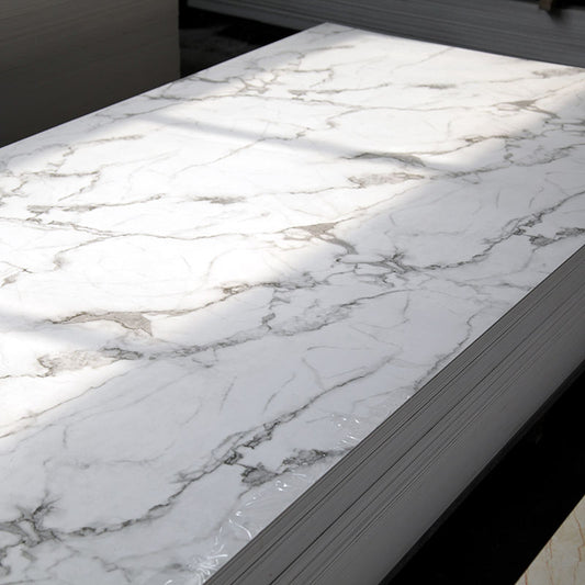 2022 Hojas de mármol de PVC con película de precisión para pared