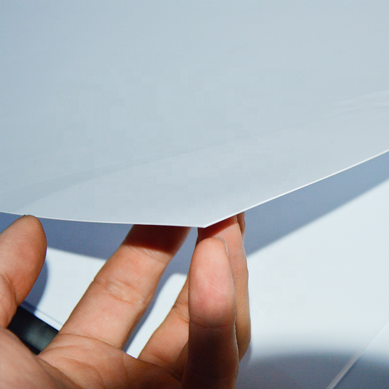 Hoja de PVC de impresión de inyección de tinta blanca para hojas de tarjetas