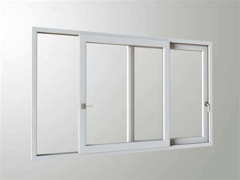 Алюминиевые окна простой конструкции с раздвижным окном из москитной сетки