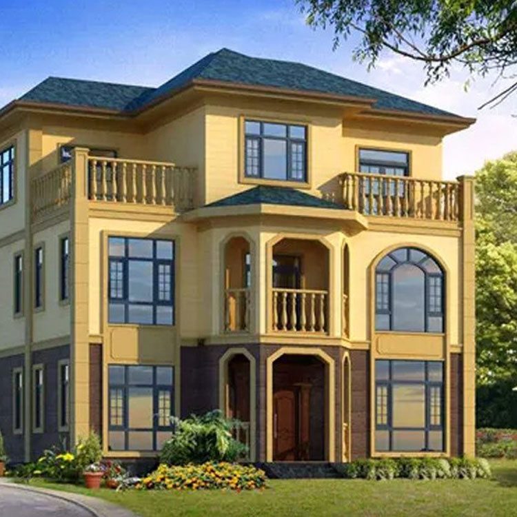 Modern And Luxury Light Steel Structure Easy Assembly Prefabricated House Prices