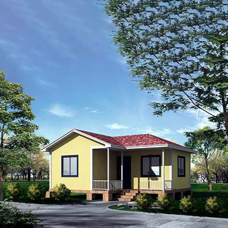 Two Story Metal Frame China Supply Ready Made Steel Prefab Home Prefabricated House Villas