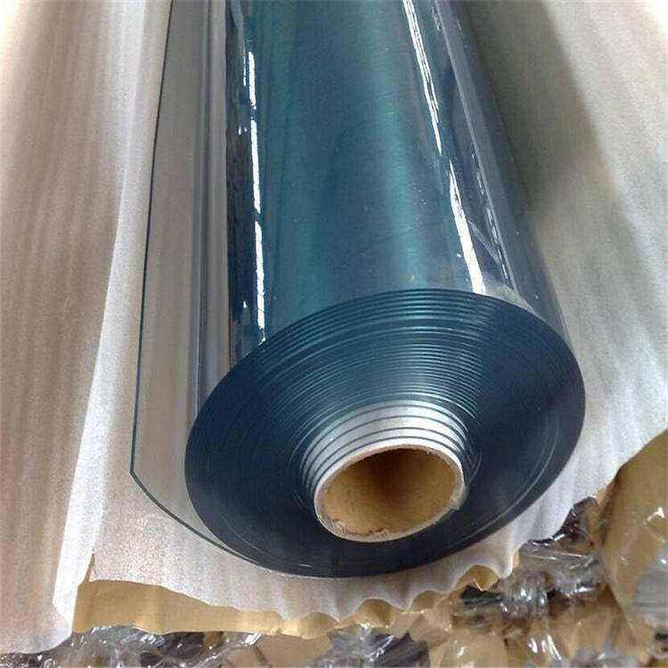 Rollo de PVC súper transparente de lámina de plástico de película de PVC de cristal