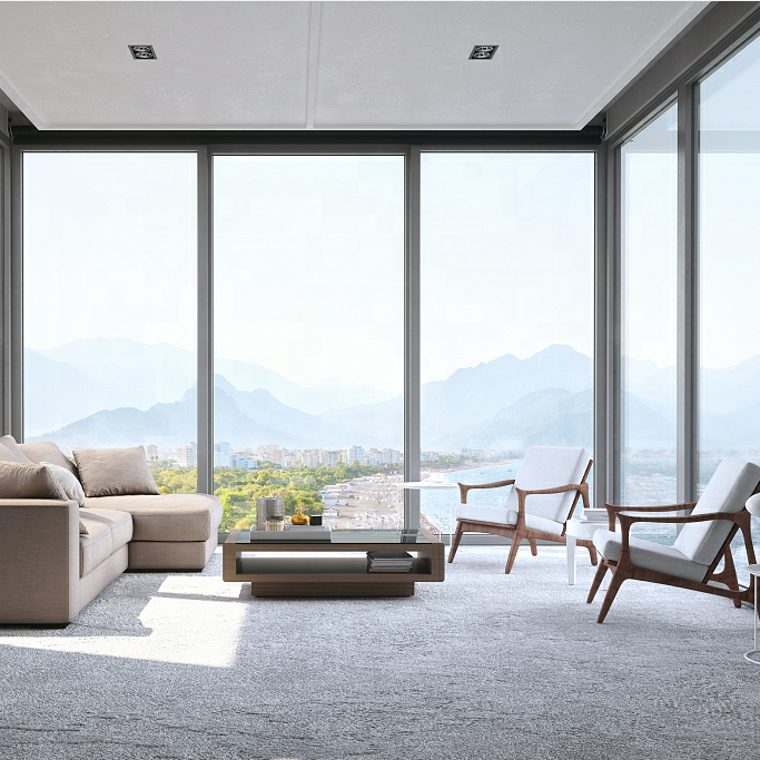 Алюминиевые небьющиеся окна Алюминиевые раздвижные окна австралийского стандарта CE Регулируемые раздвижные окна из закаленного стекла