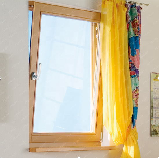 Индивидуальные пассивные окна открытого типа из алюминия и дерева для дома