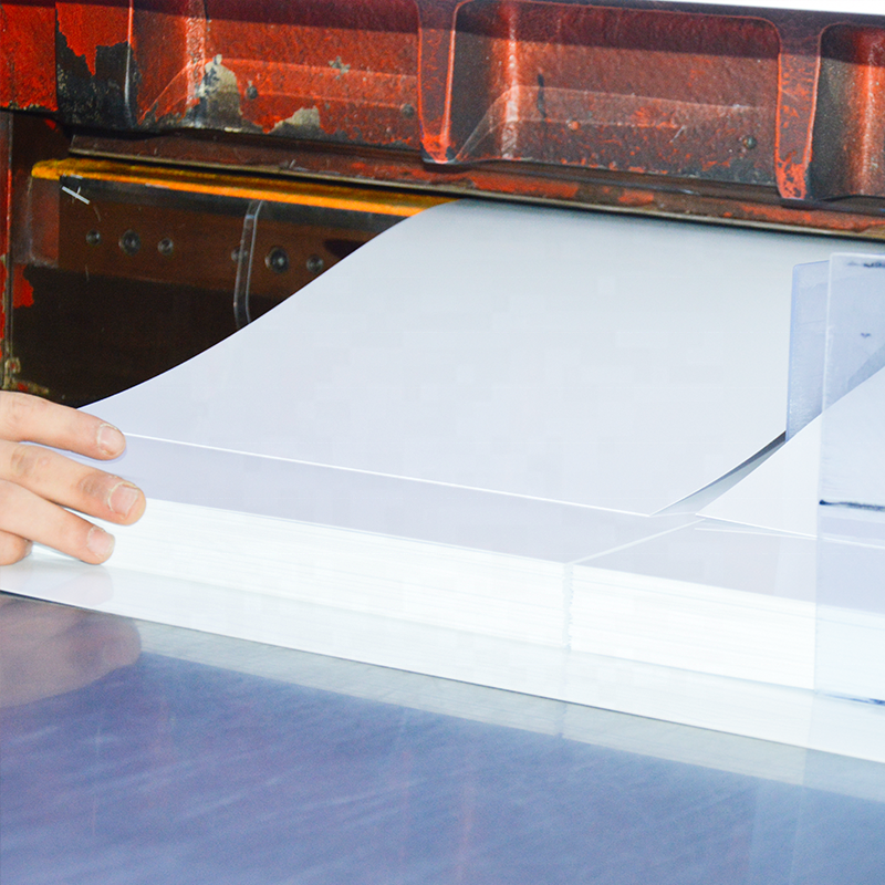 Hoja de PVC de impresión de inyección de tinta blanca para hojas de tarjetas