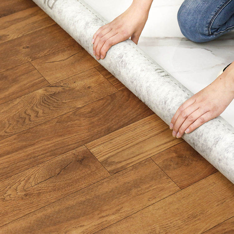 Fabricantes de pisos de plástico de PVC de 70 g, pisos de rollos de linóleo de vinilo de PVC